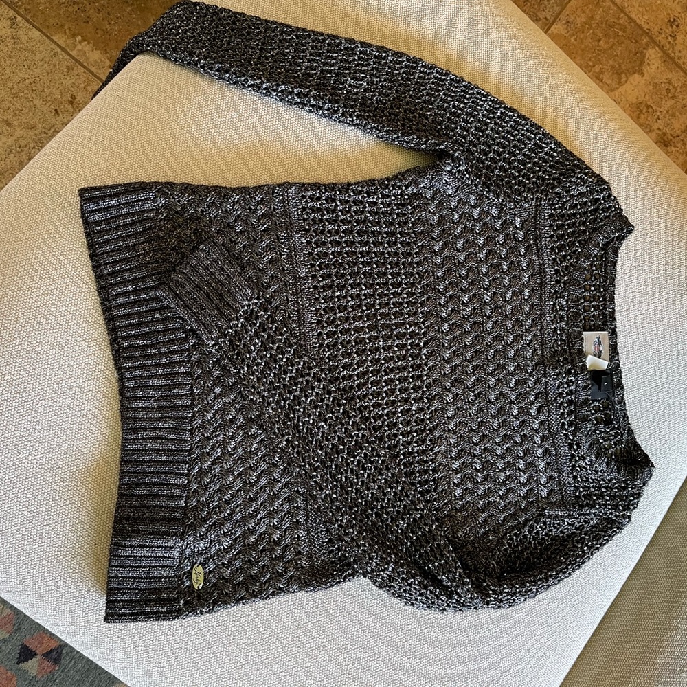 Harley Davidson crochet sweater long sleeve